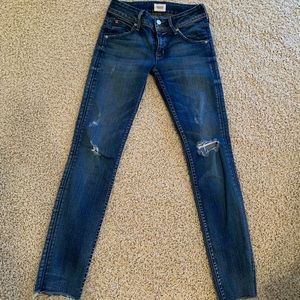 Hudson Collin Midrise Skinny Jeans